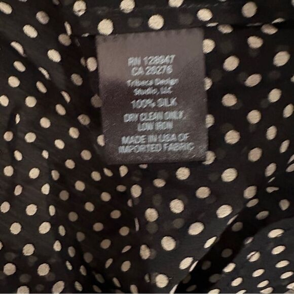 Nili Lotan Alana Top Polka Dot Blouse - Picture 9 of 11